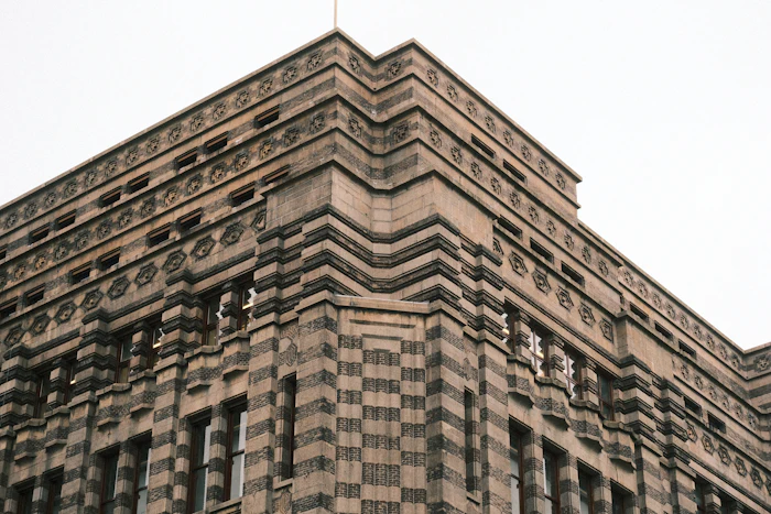 Historic European university tower