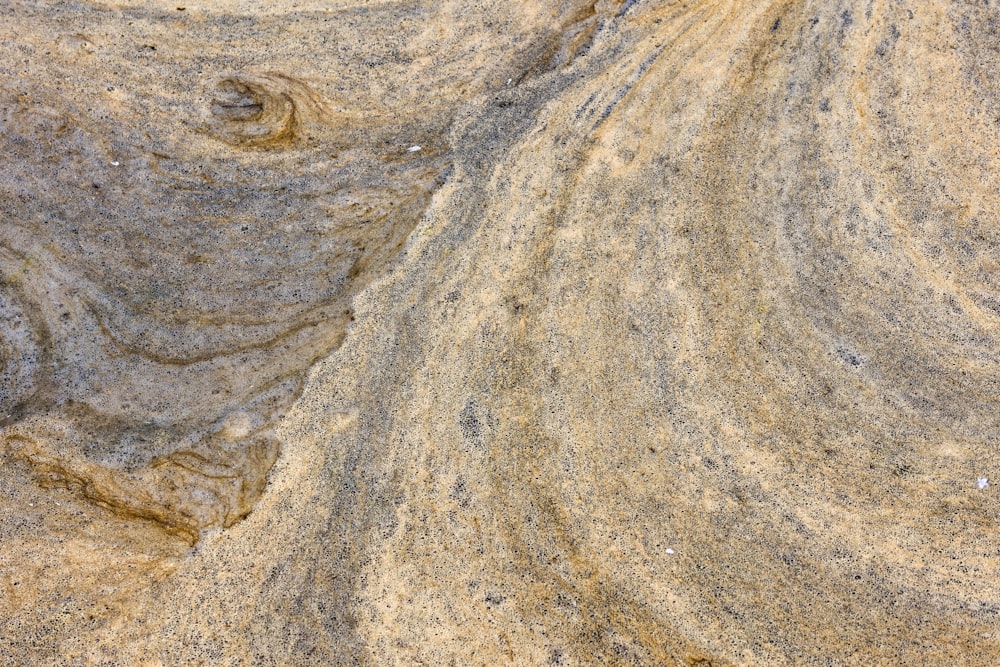 a close up view of a rock formation