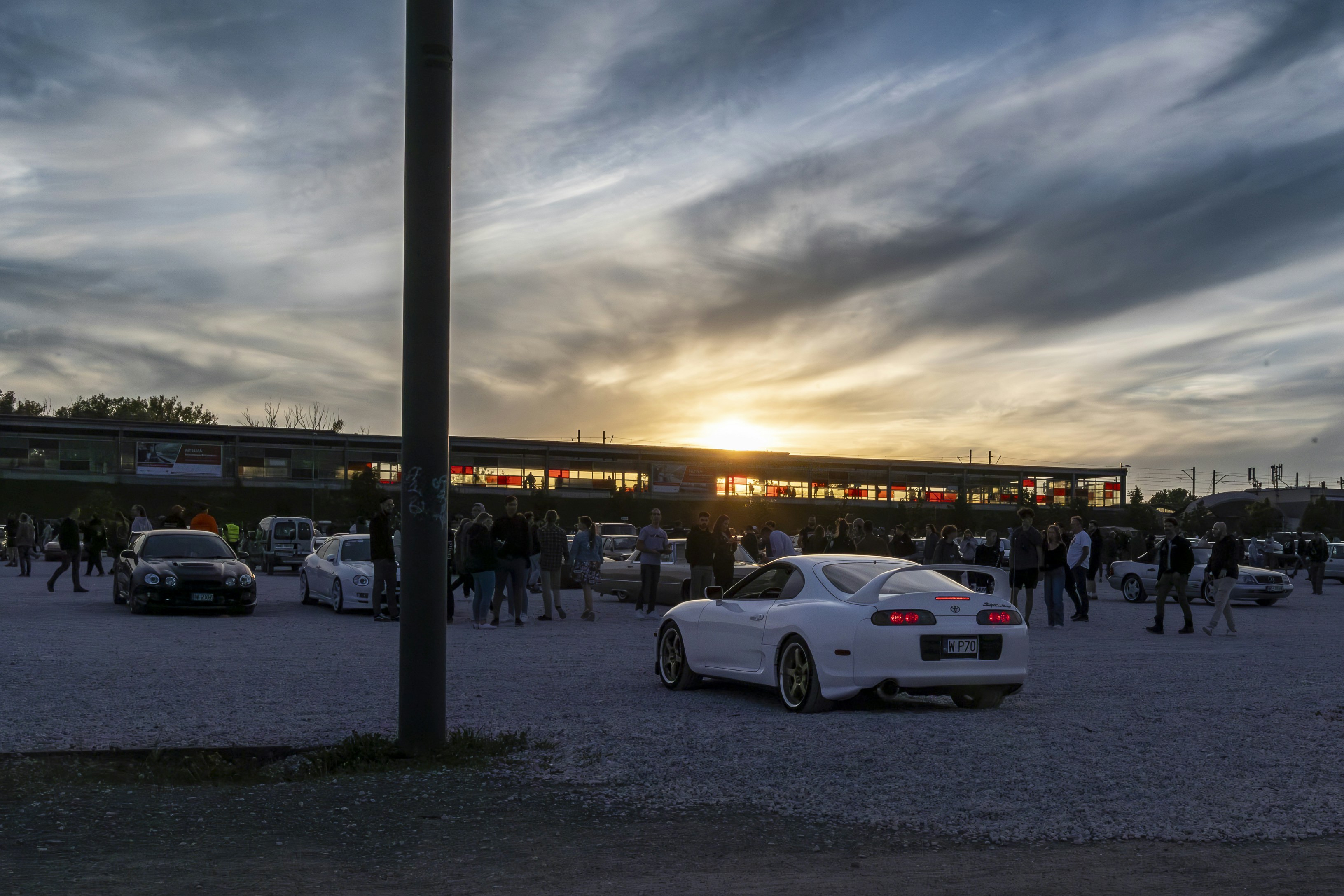 Open rear hatch of a Porsche Taycan Cross Turismo showing wagon-style cargo area
