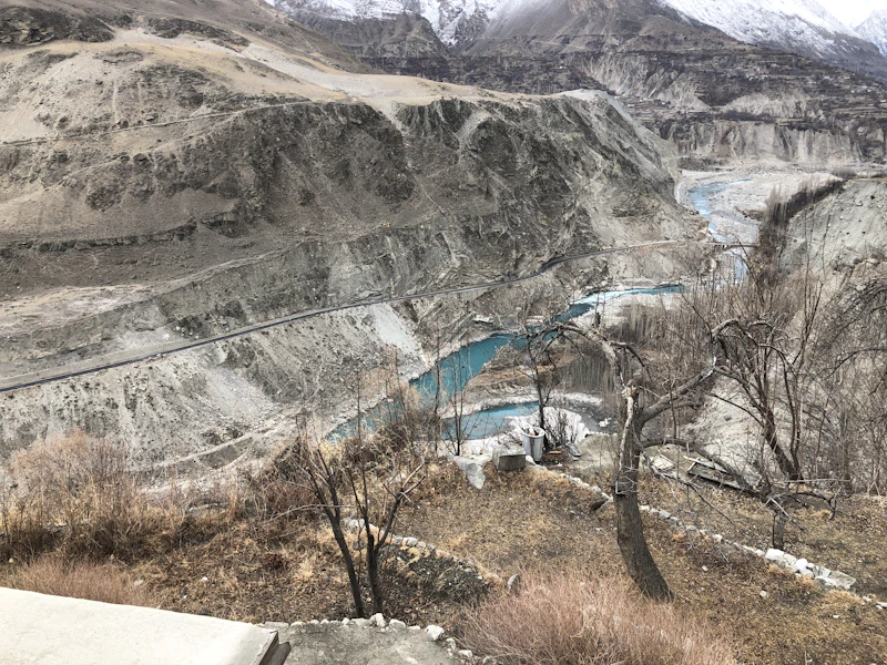 Hunza valley peaks