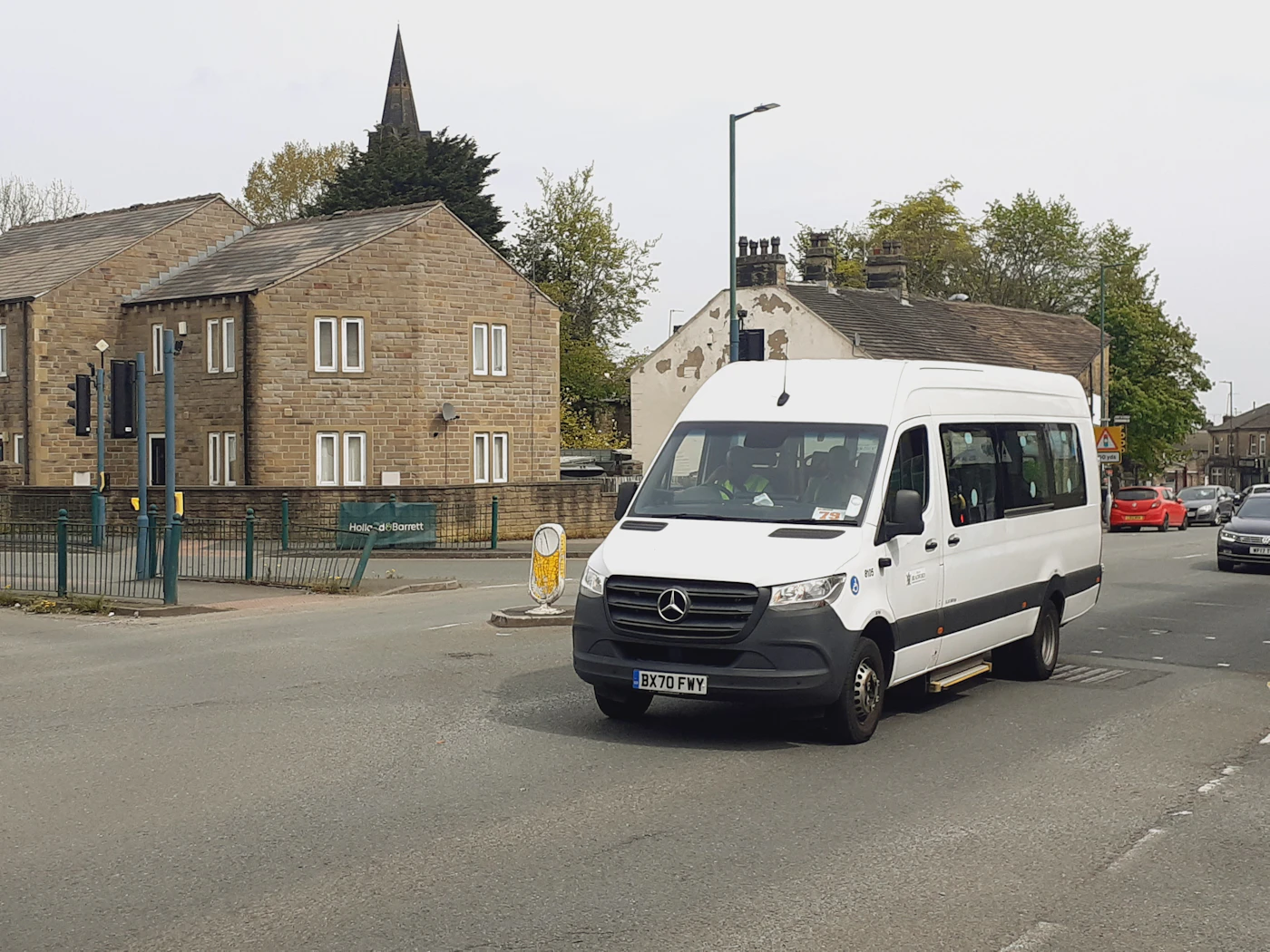 UK minibus used for scheduled school transport