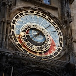 a large clock on the side of a building