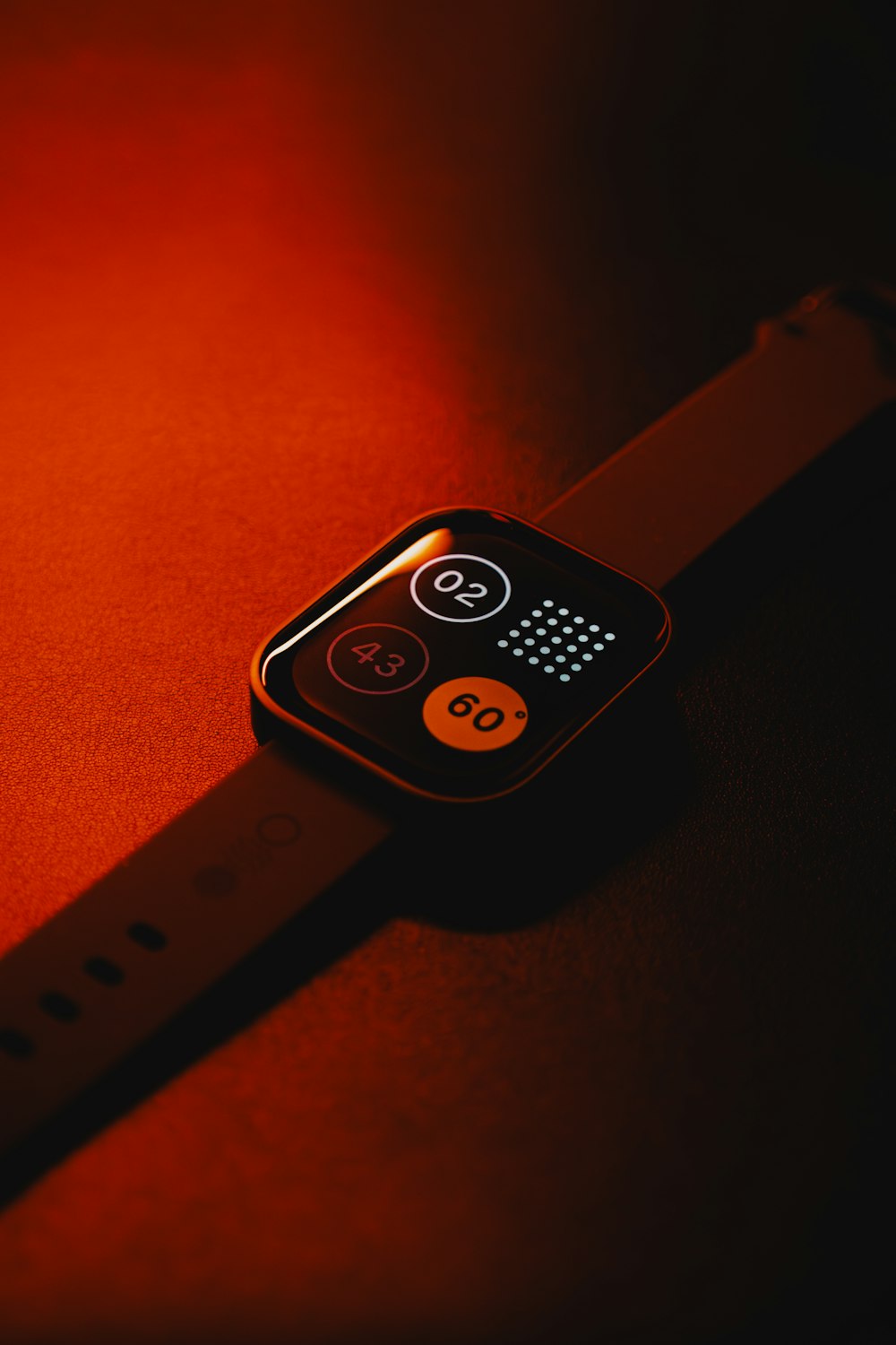 a smart watch sitting on top of a table
