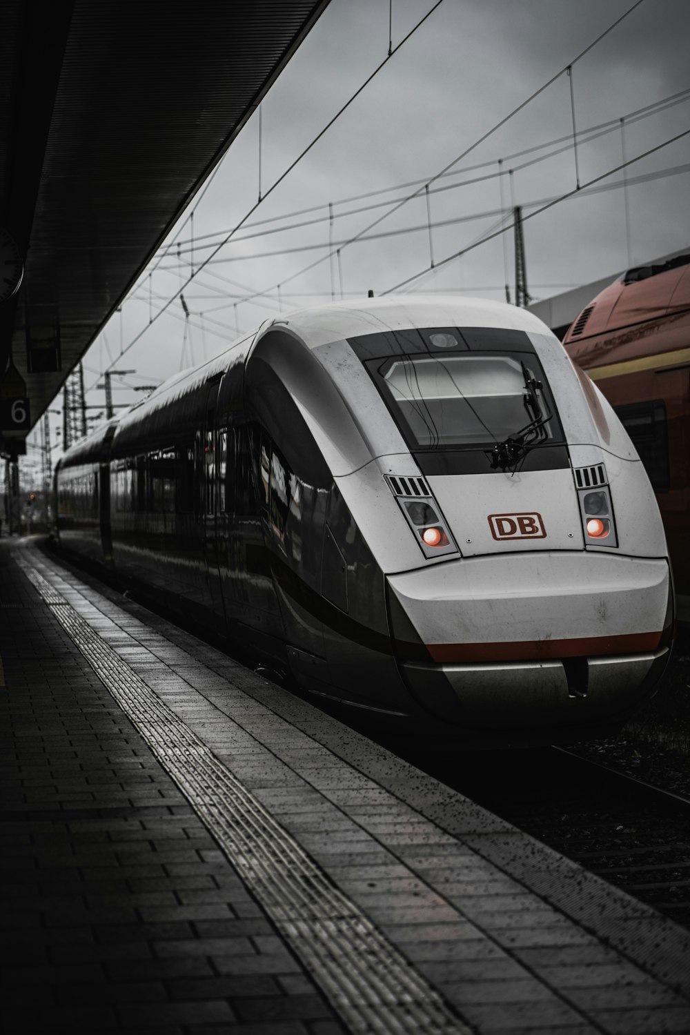 a train that is sitting on the tracks