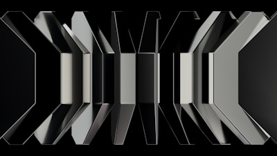 a black and white photo of a mirror