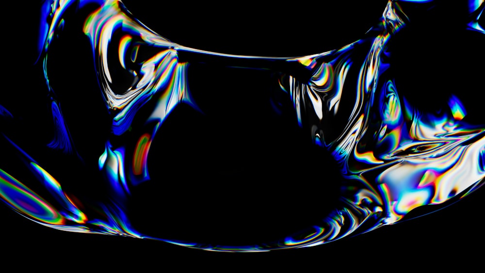 an abstract image of a glass of water