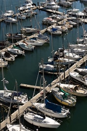 a bunch of boats that are in the water