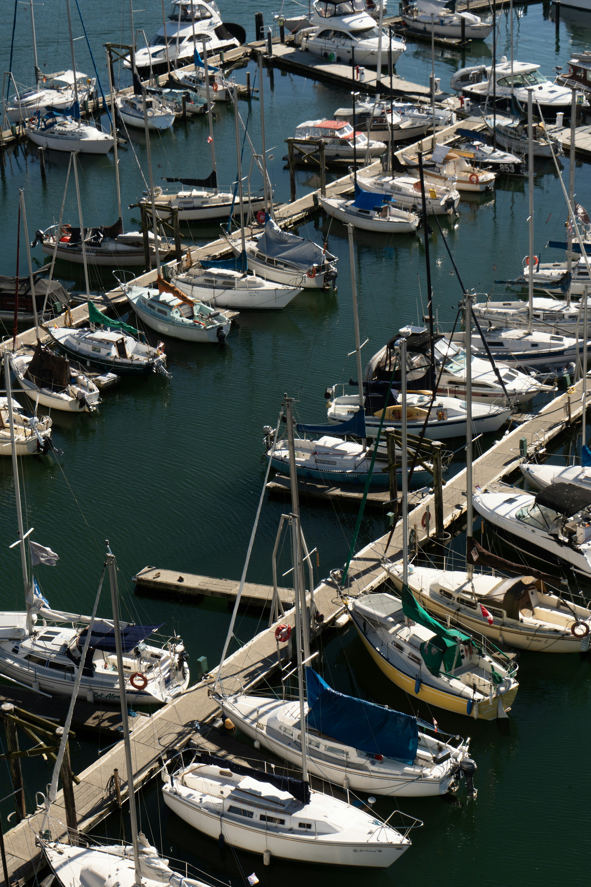 a bunch of boats that are in the water