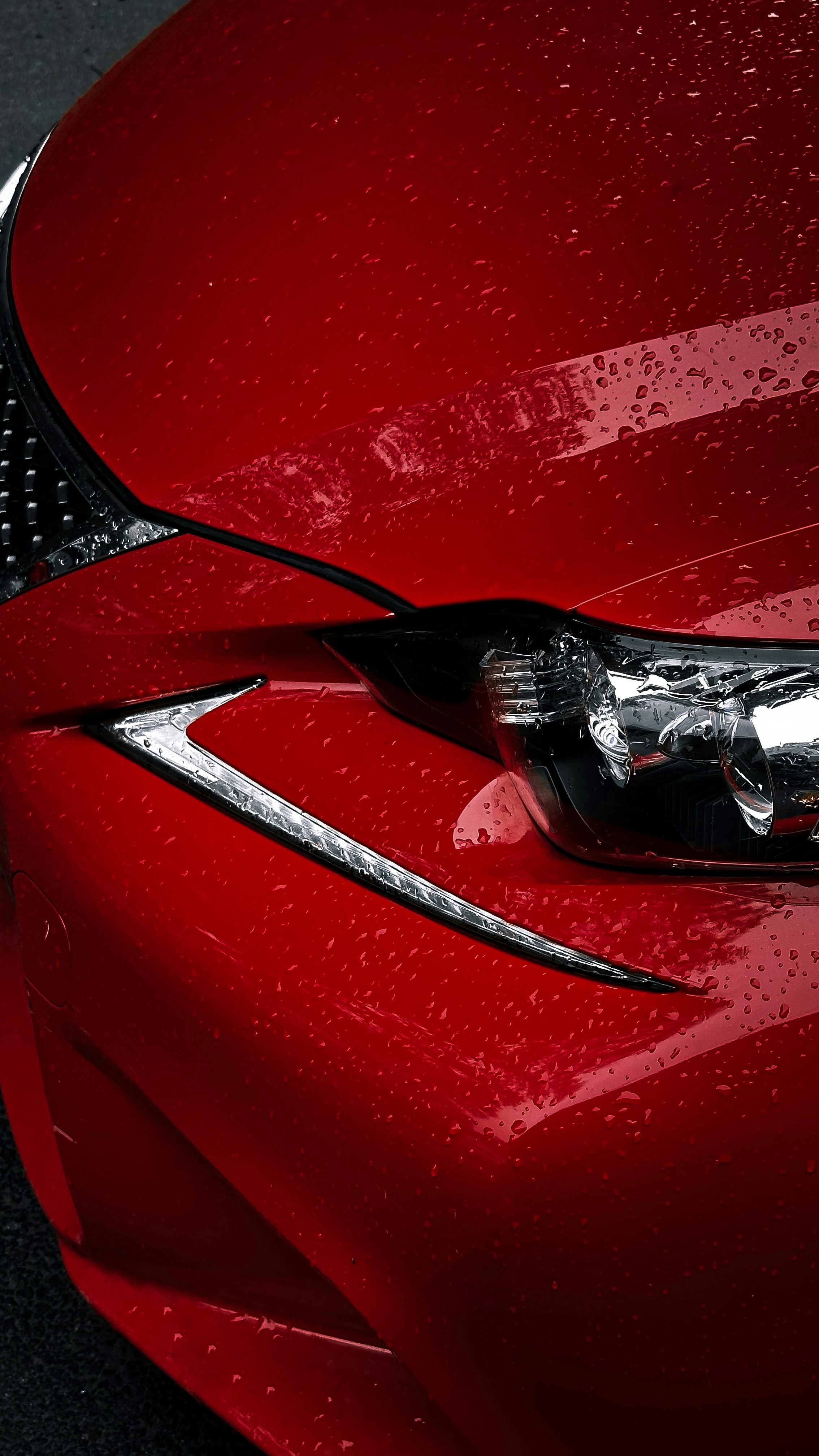 Lexus LFA V10 engine, Sports car sunset wallpaper, Sleek red car profile, Carbon fiber hood background, ilustrasi artikel The V10 Symphony: Stunning Lexus LFA Wallpapers for Your Screen 7