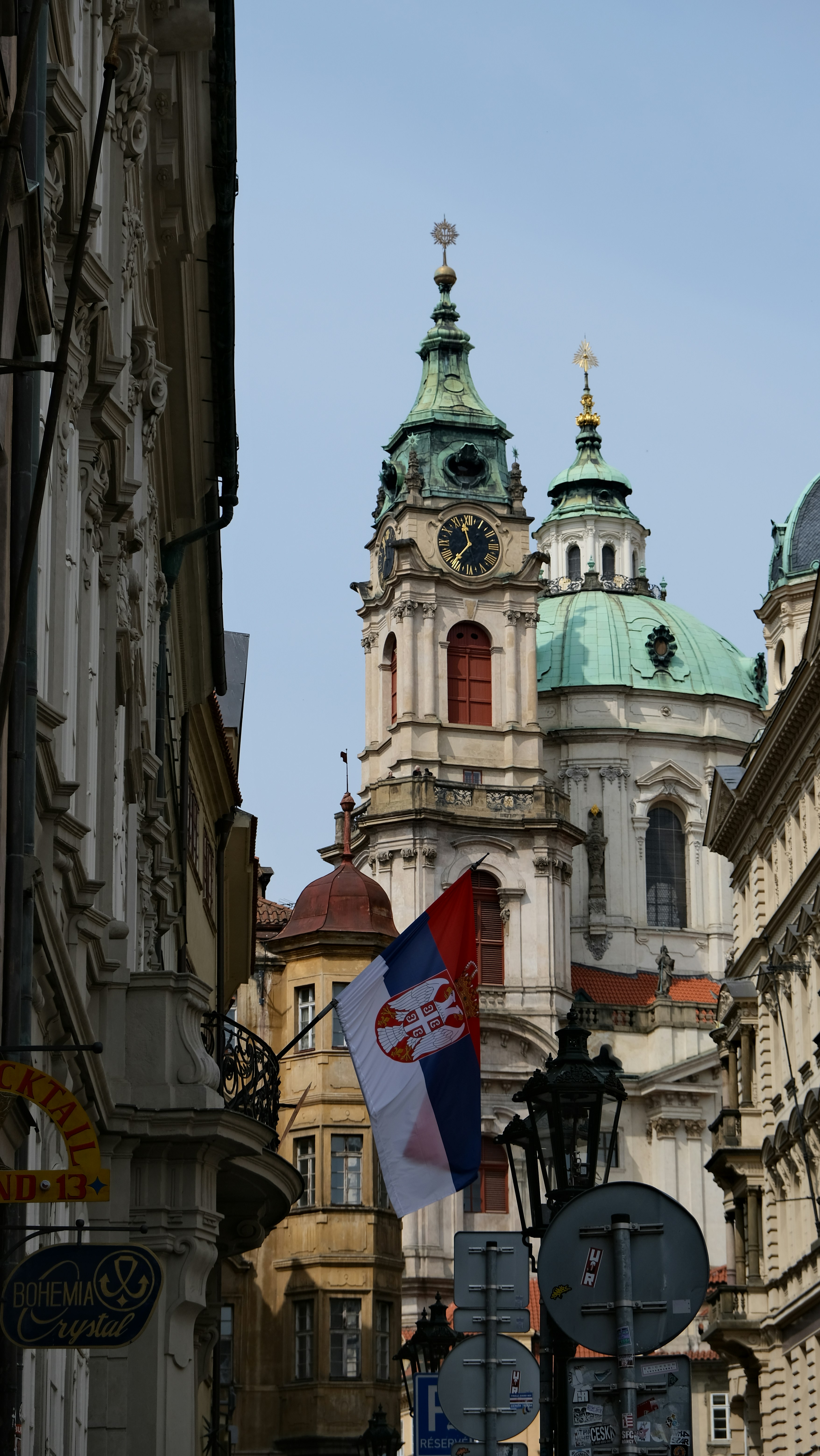 a large building with a clock on the top of it