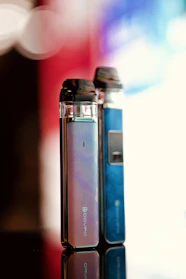 a couple of electronic devices sitting on top of a table