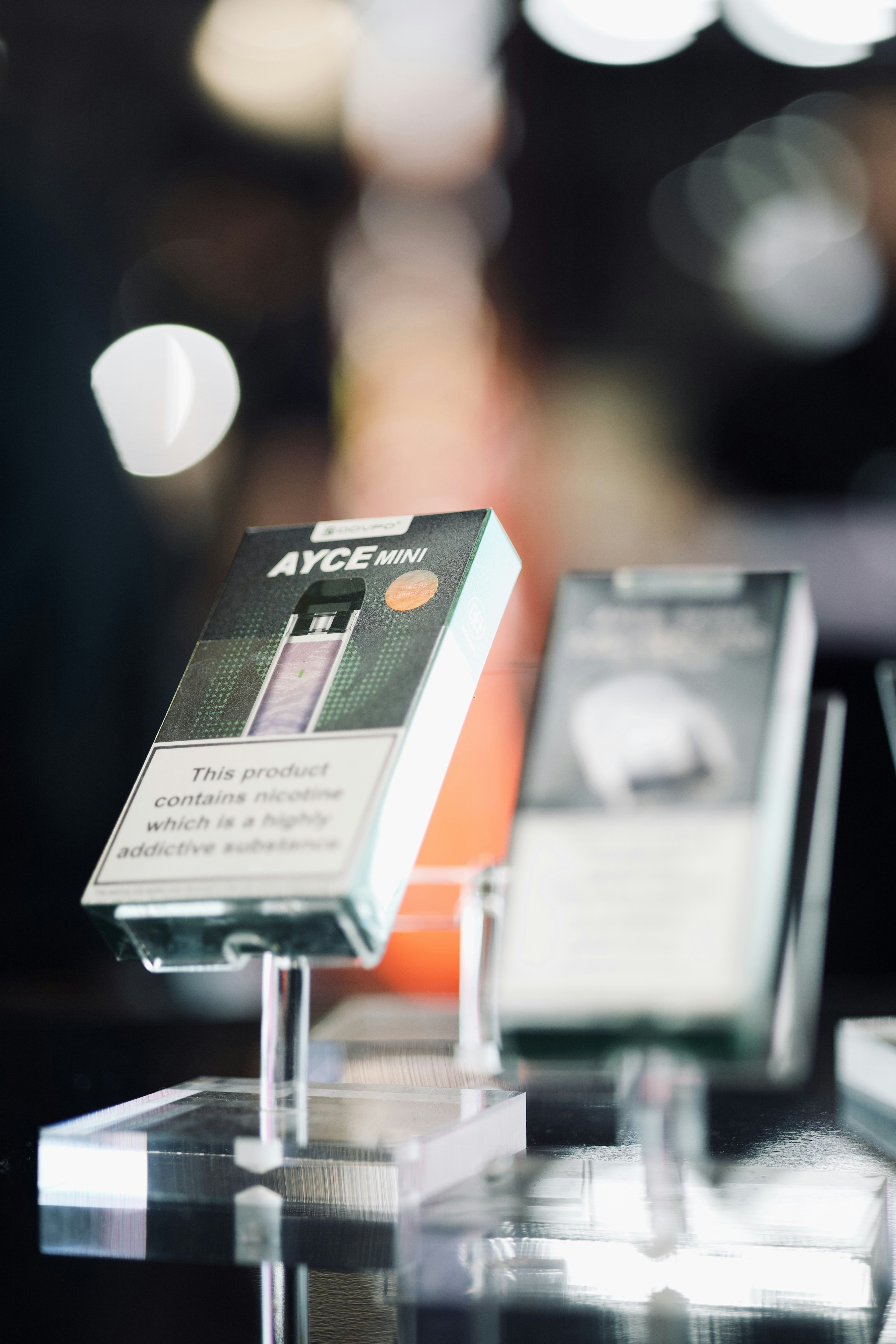 a display of electronic devices on a table