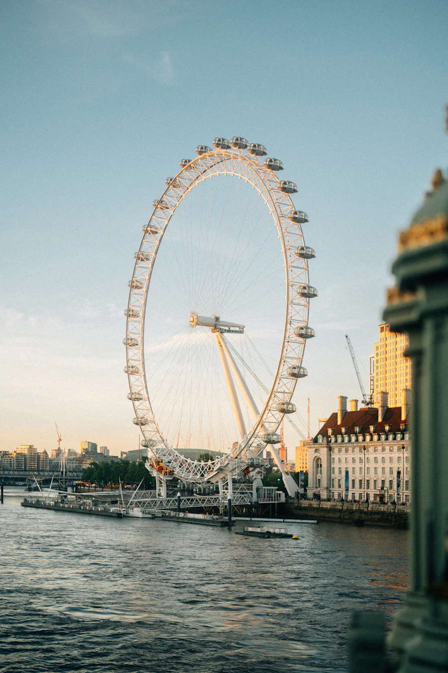 The London Eye beside the River Thames