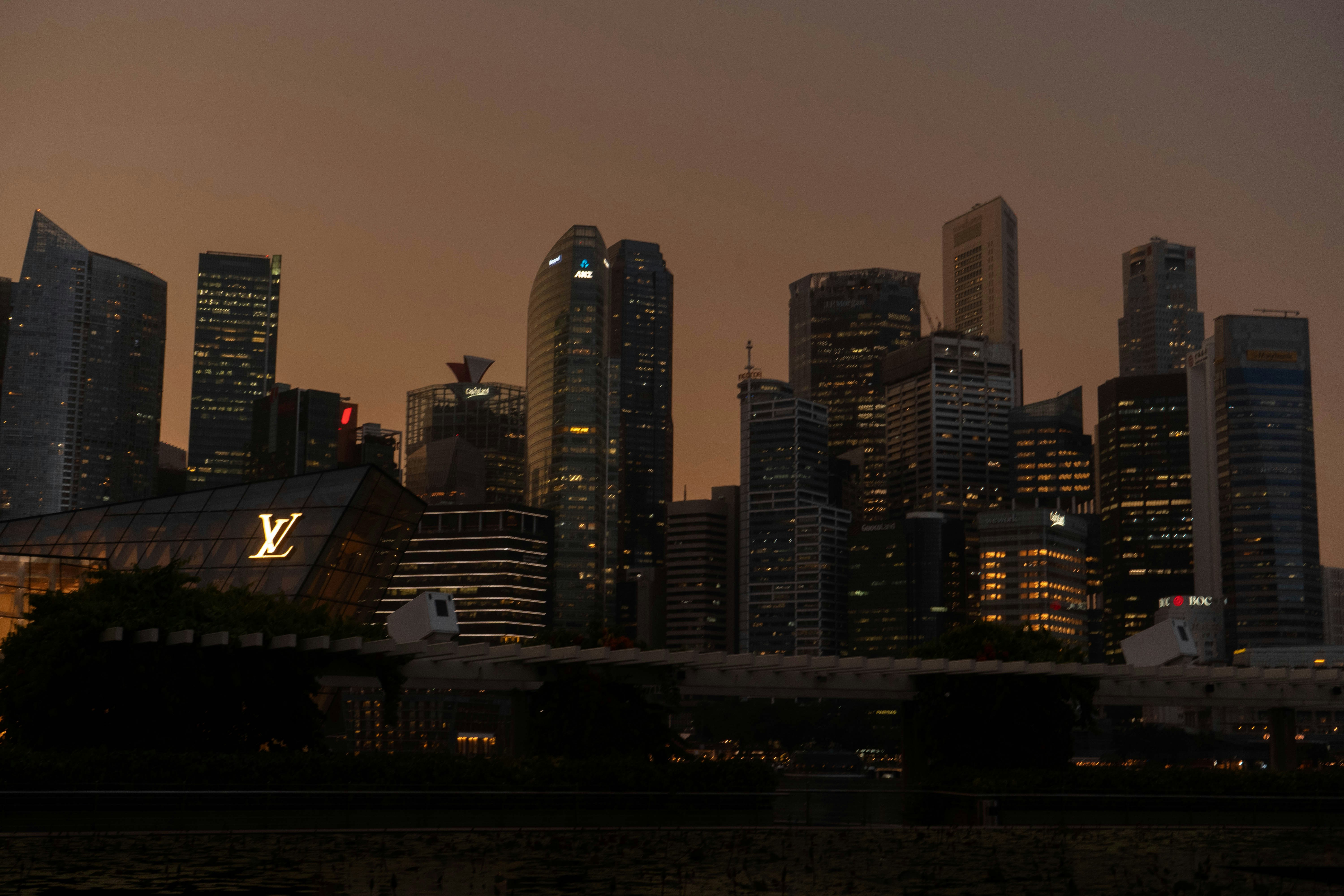 a very tall city with a lot of tall buildings