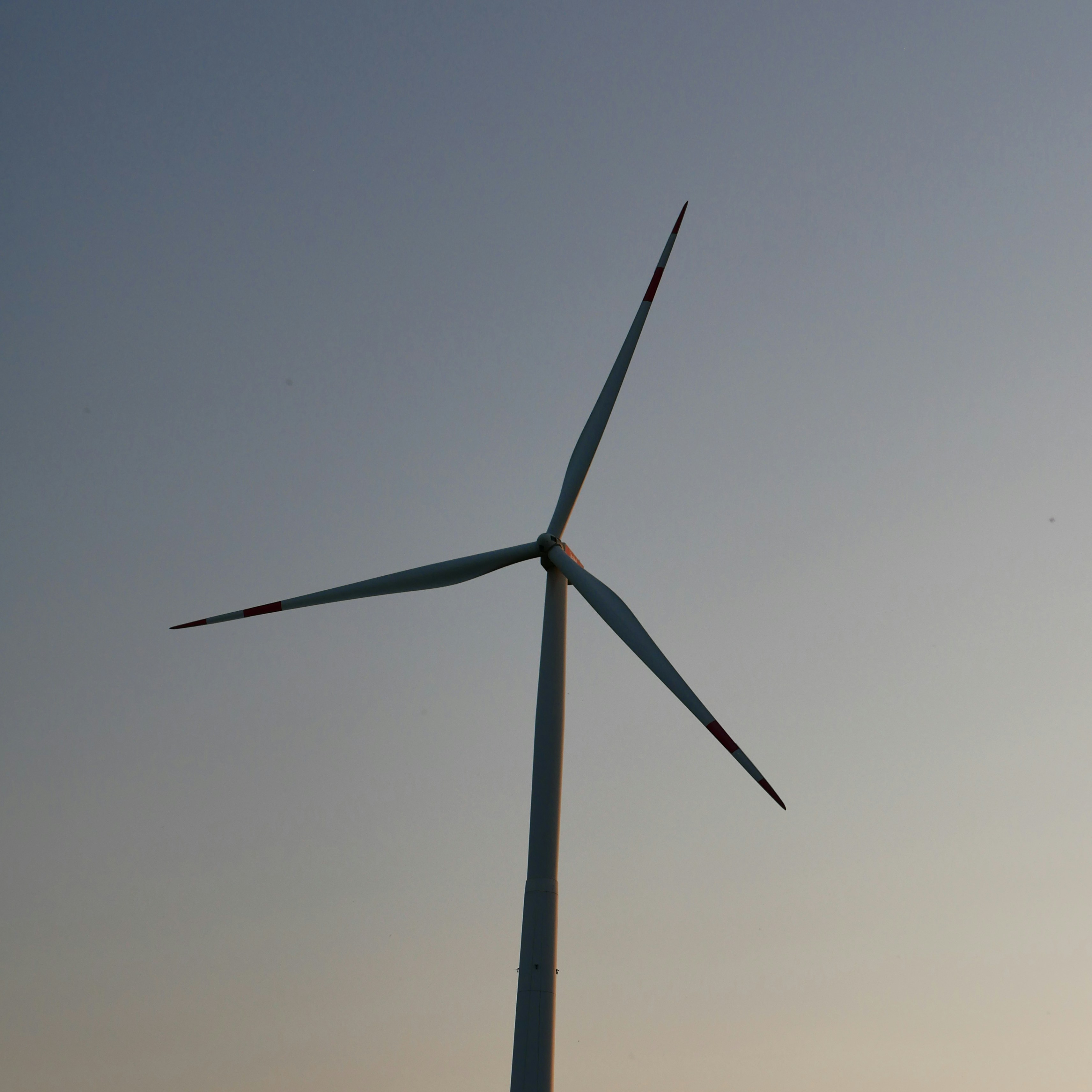 a wind turbine in the middle of a field