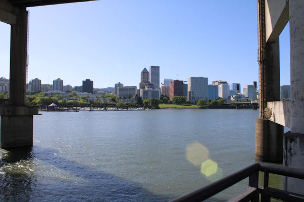 Portland, Oregon from across the river