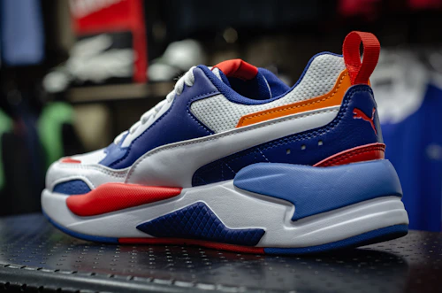Puma RS-X White Blue