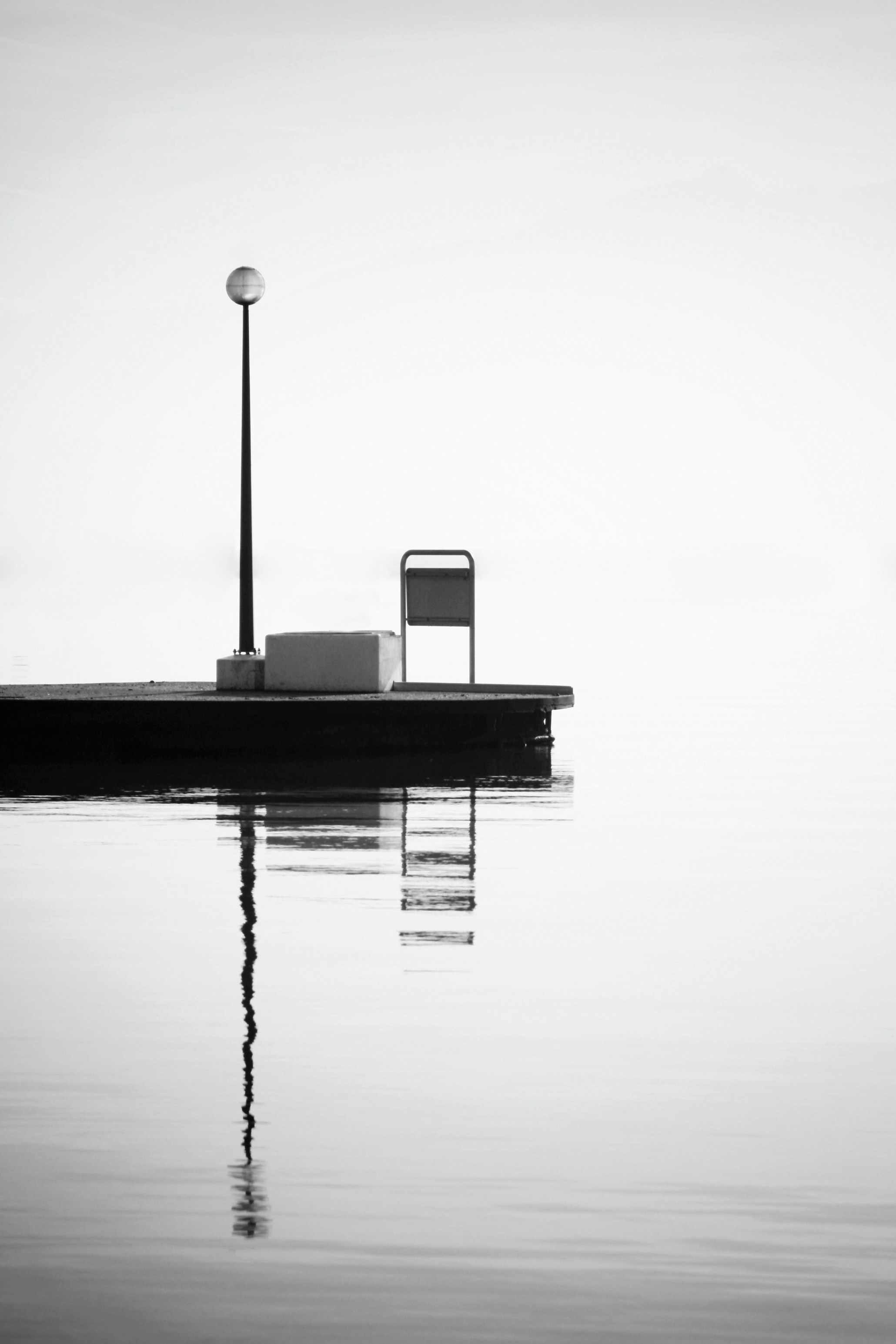 a boat floating on top of a body of water