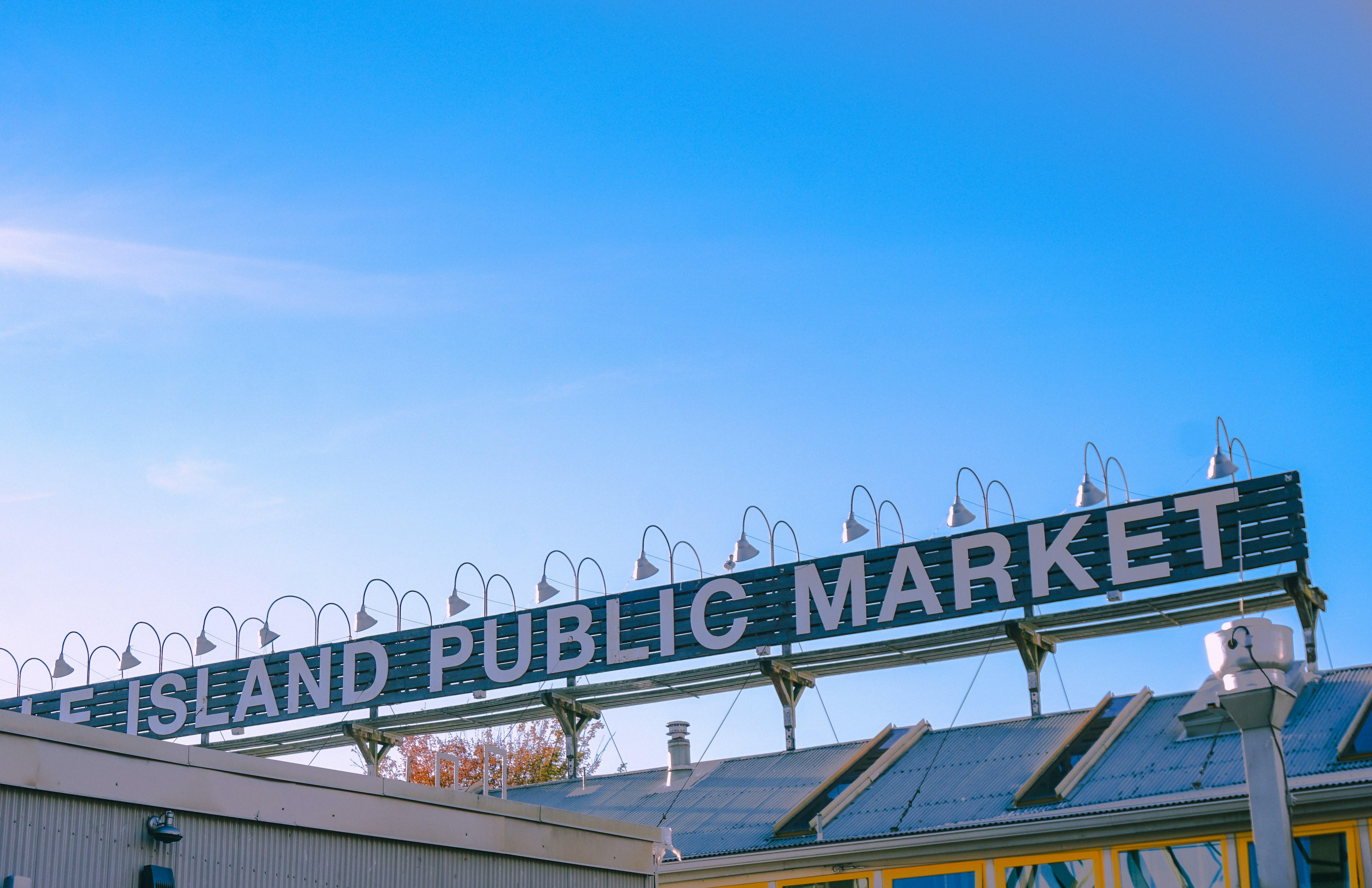 a sign that is on top of a building