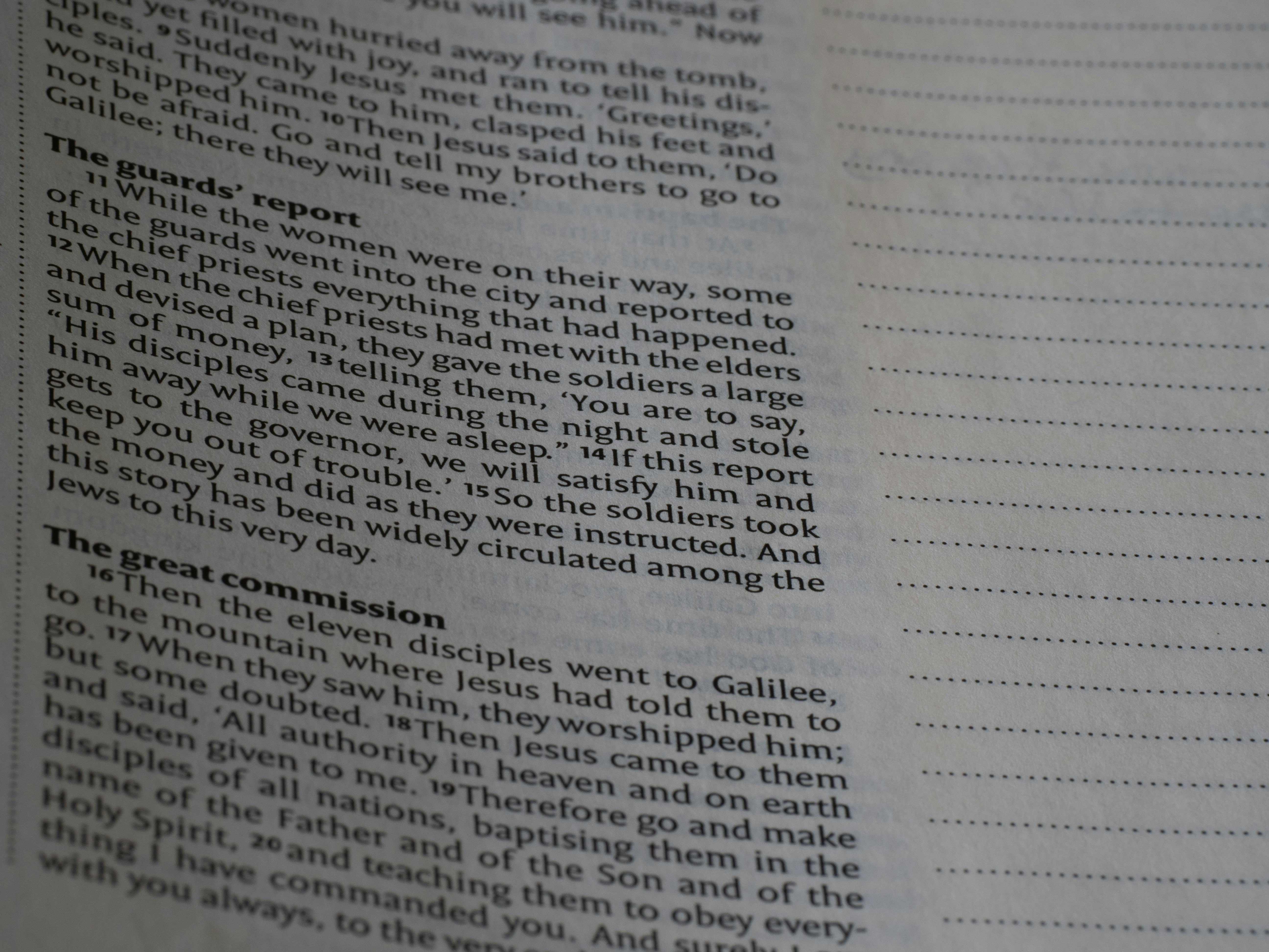 a close up of a text on a book