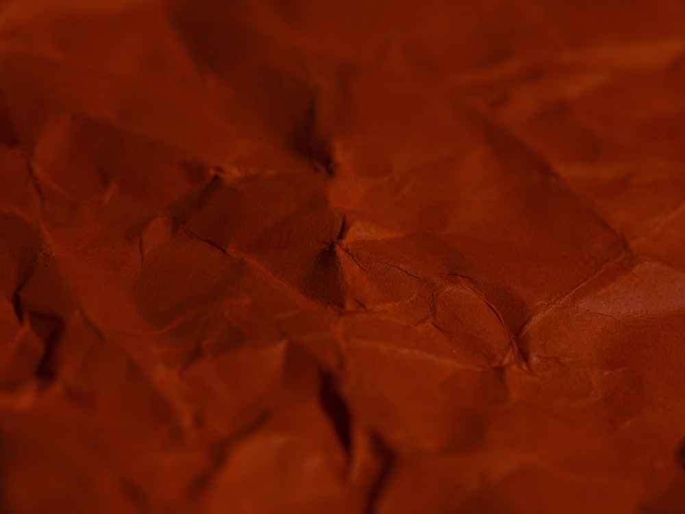 a close up of a piece of brown paper