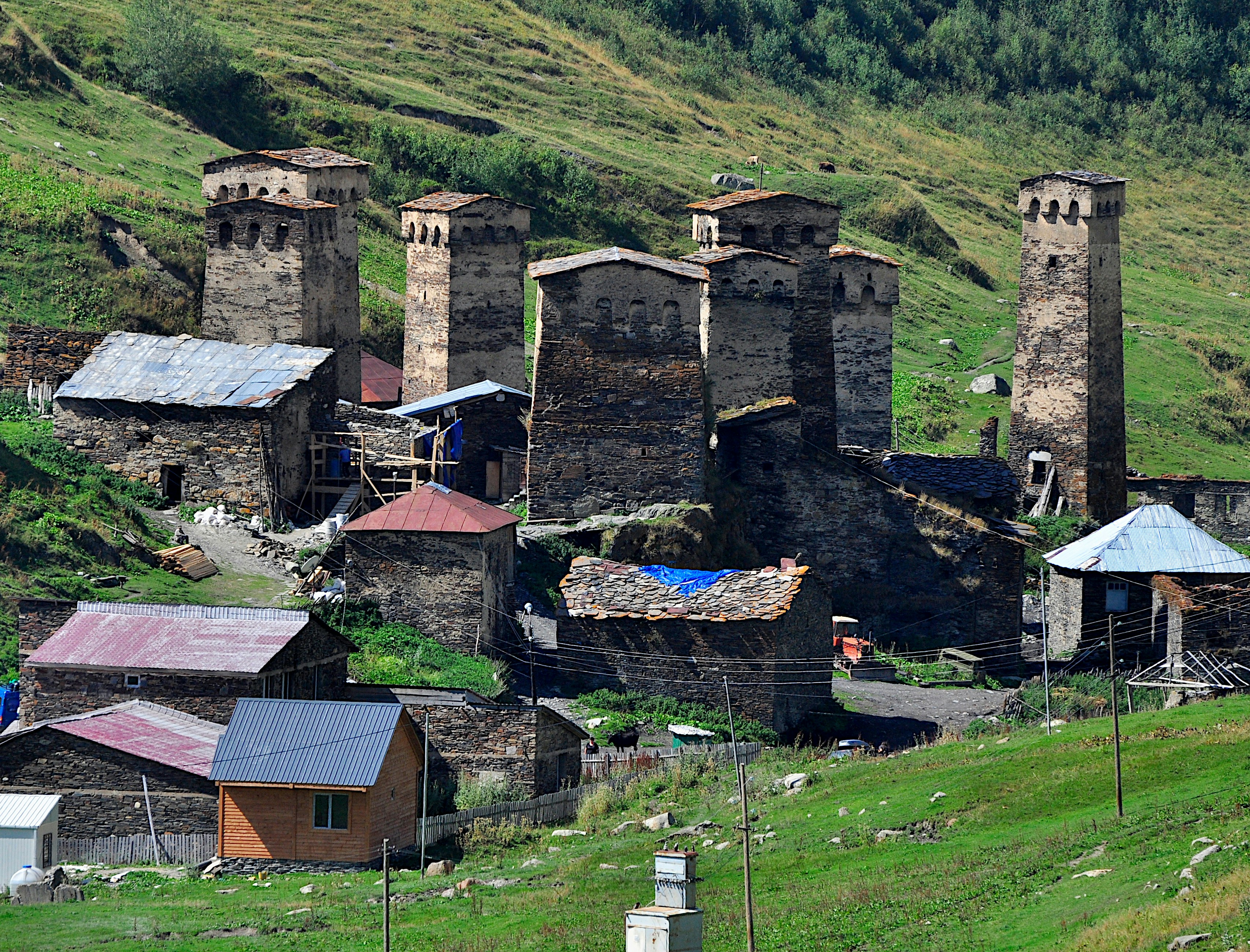 Svaneti's Mestia Locality, Georgia - None