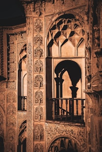 a building with a window and a balcony