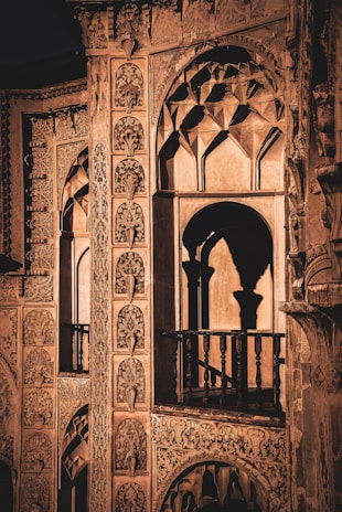 a building with a window and a balcony