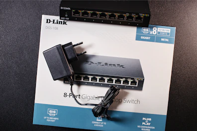 a close up of a box with a router on top of it