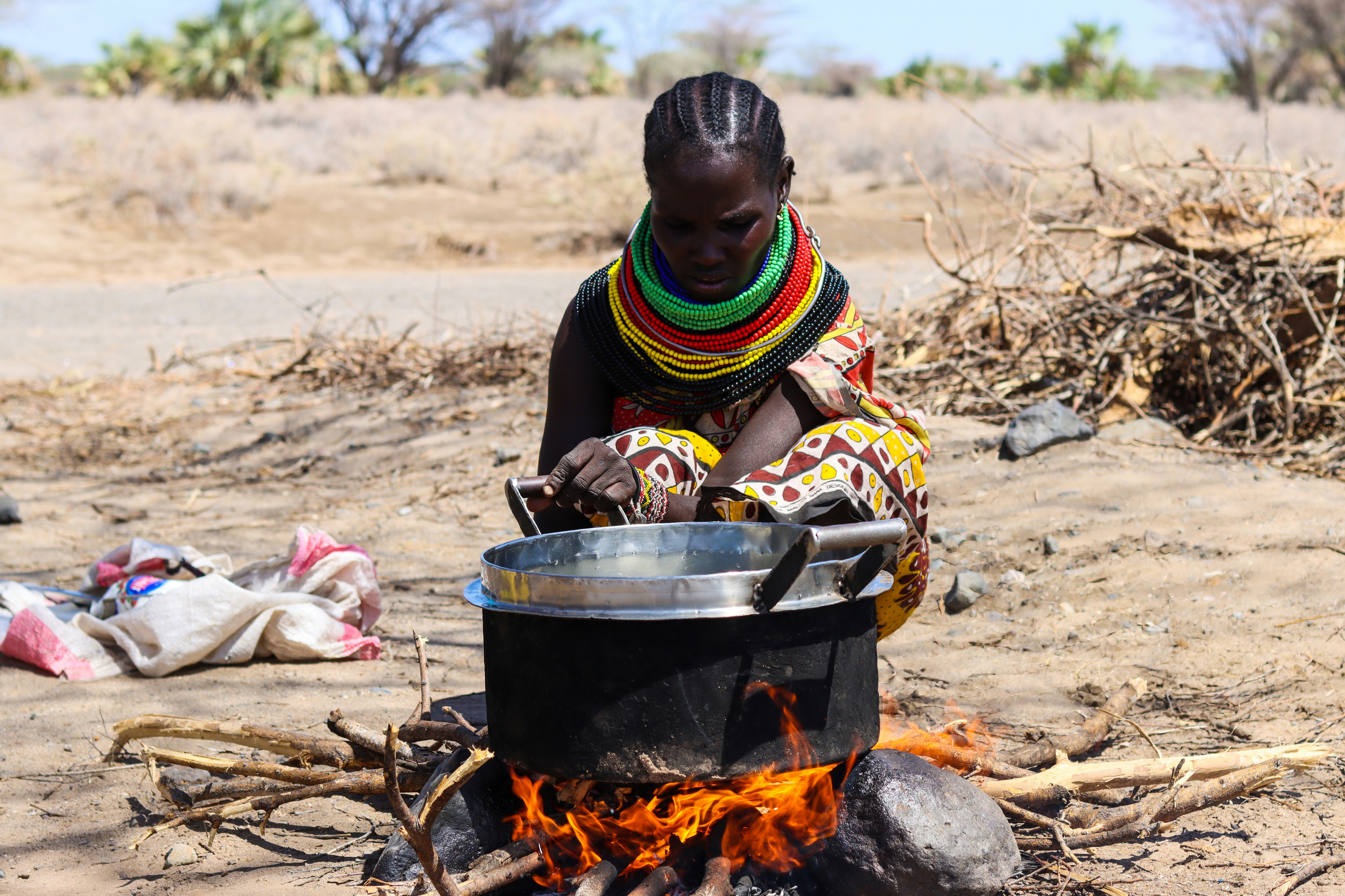 Turkana Kenya cooking
