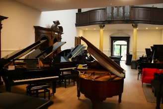 a room filled with lots of musical instruments