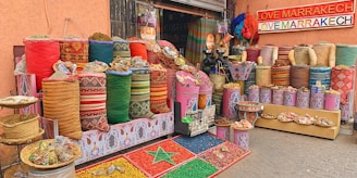 a store with a lot of colorful items on display