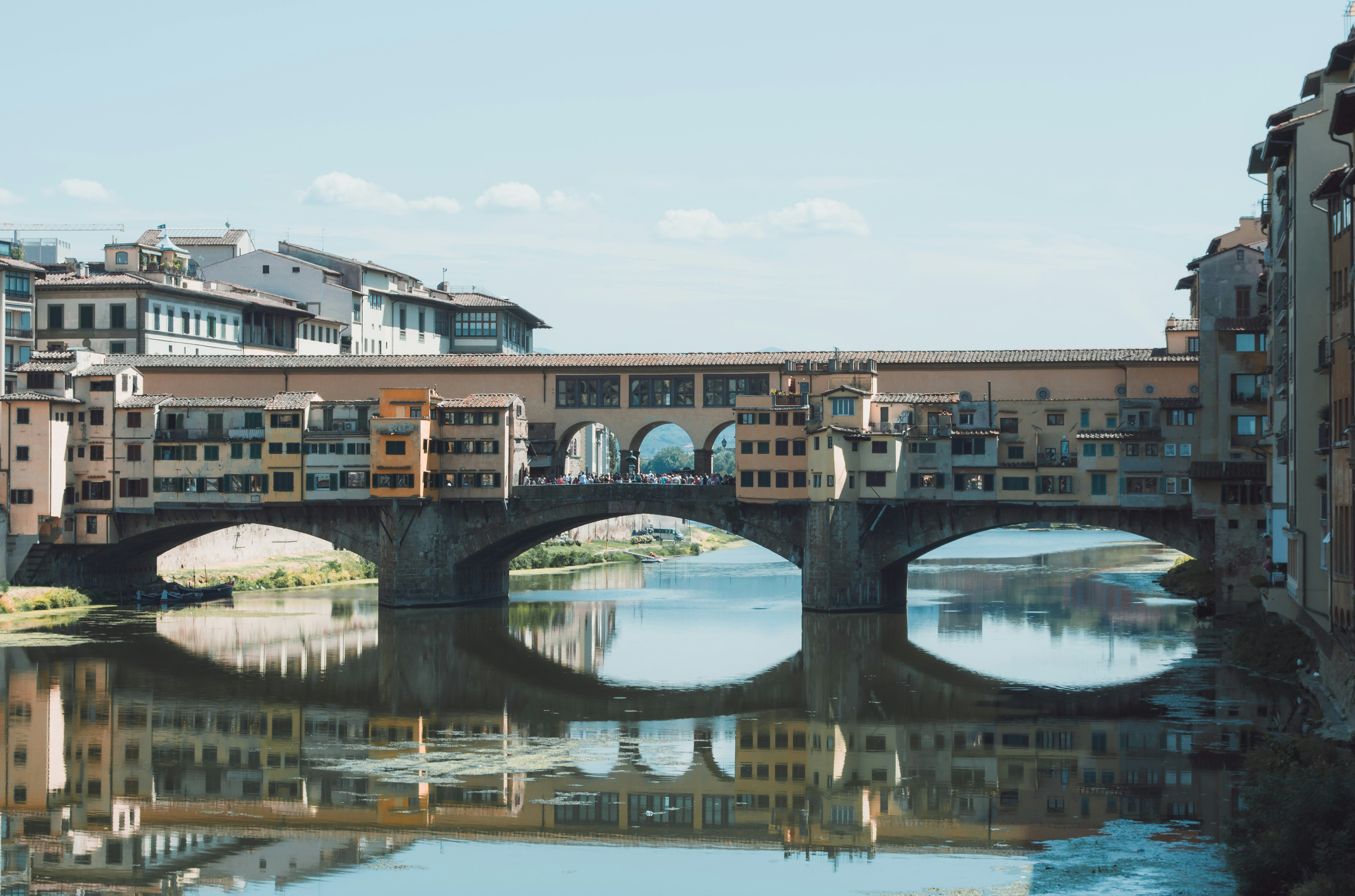 View of the Ponte Vecchio in Florence
