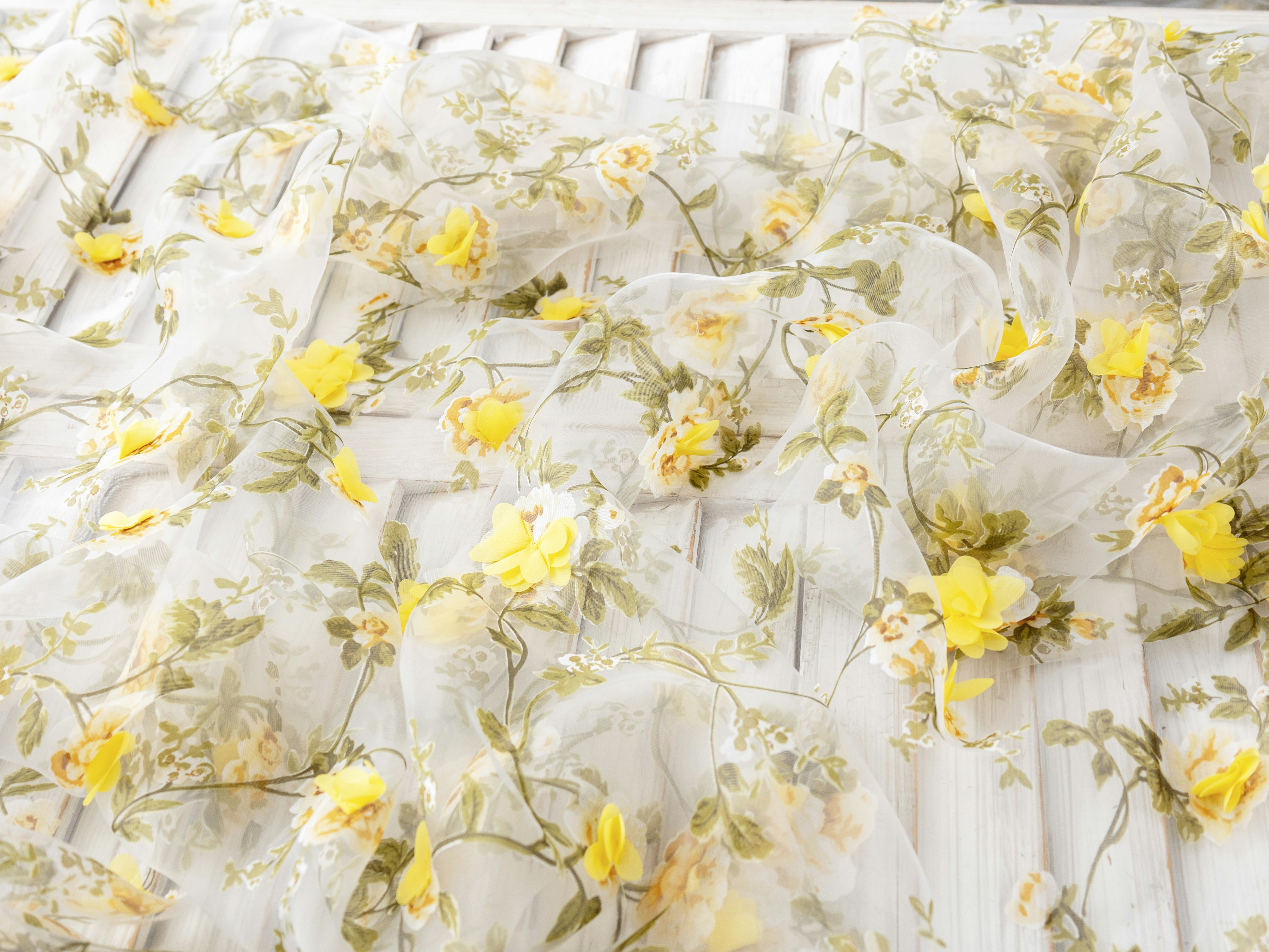 3D flower embroidery