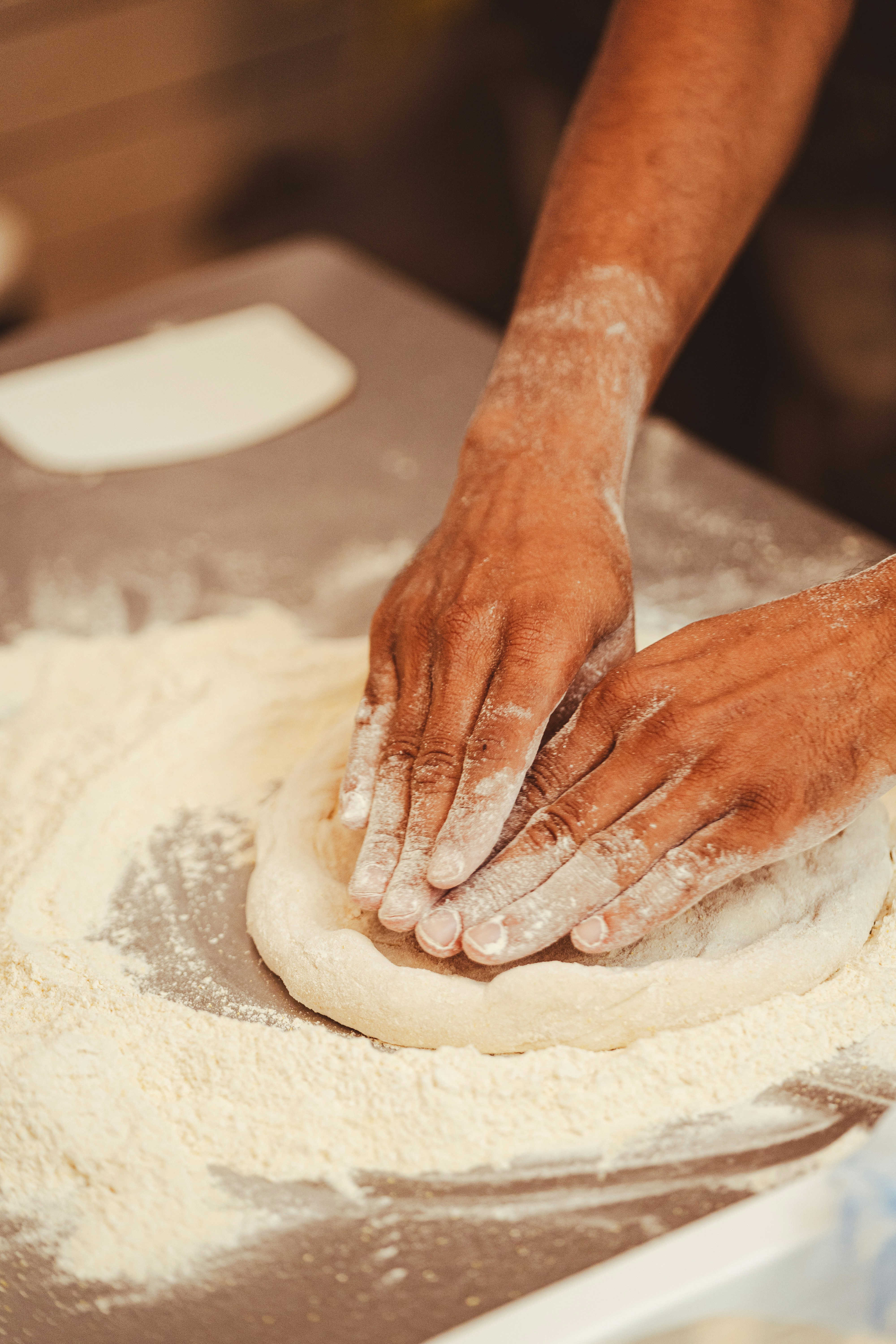 kneading dough
