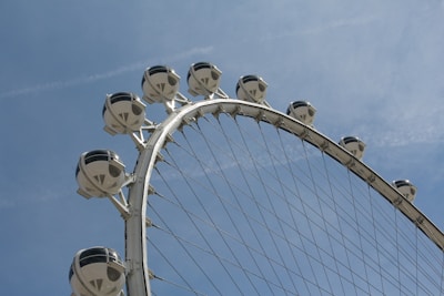 a large ferris wheel with lots of lights on top of it