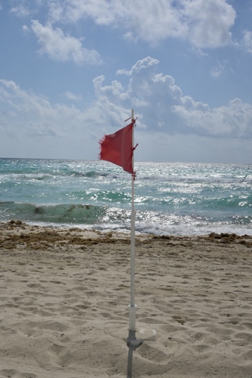 Snorkeling in clear water in Akumal Bay Mexico