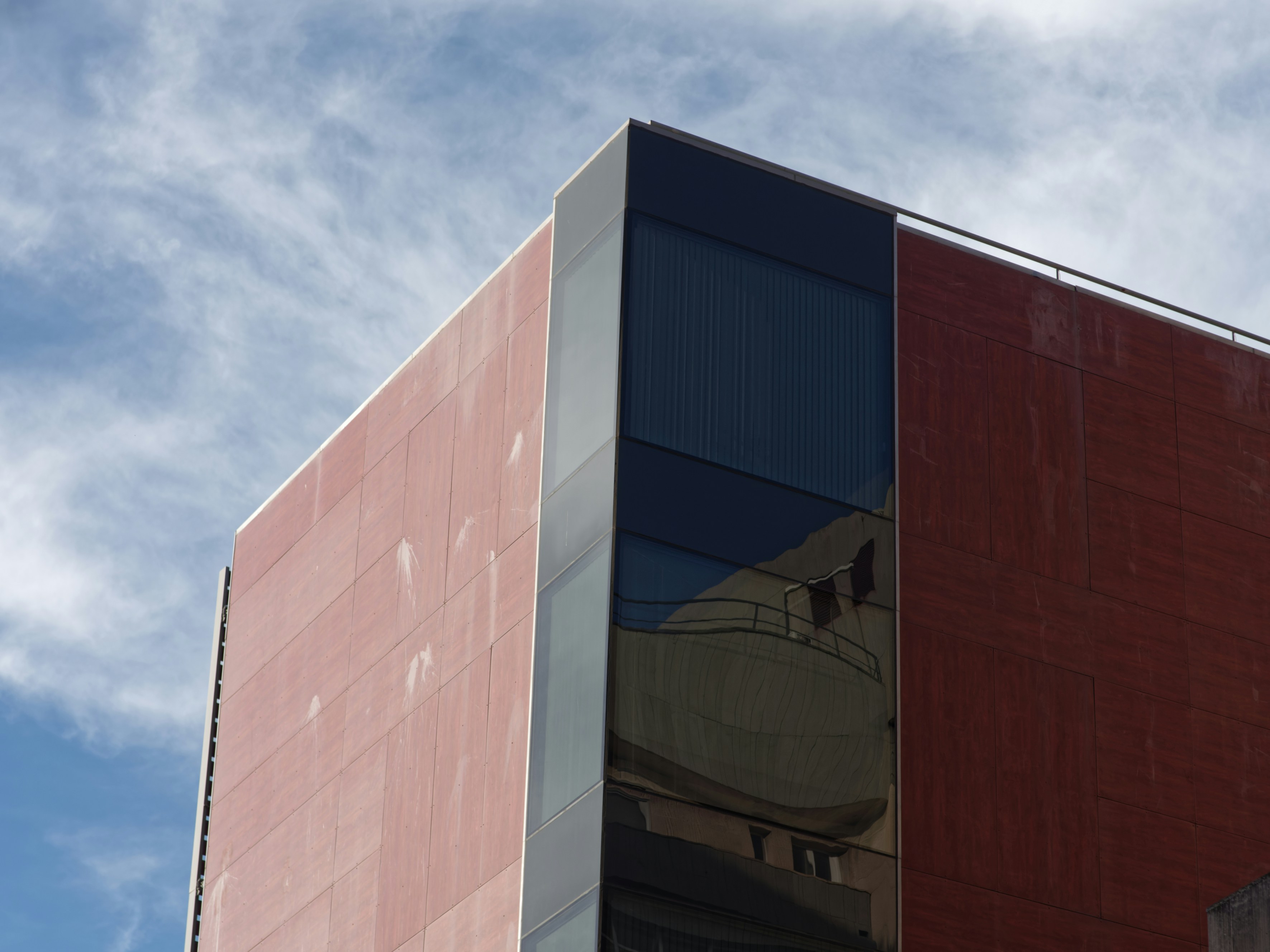 Building facade reflection