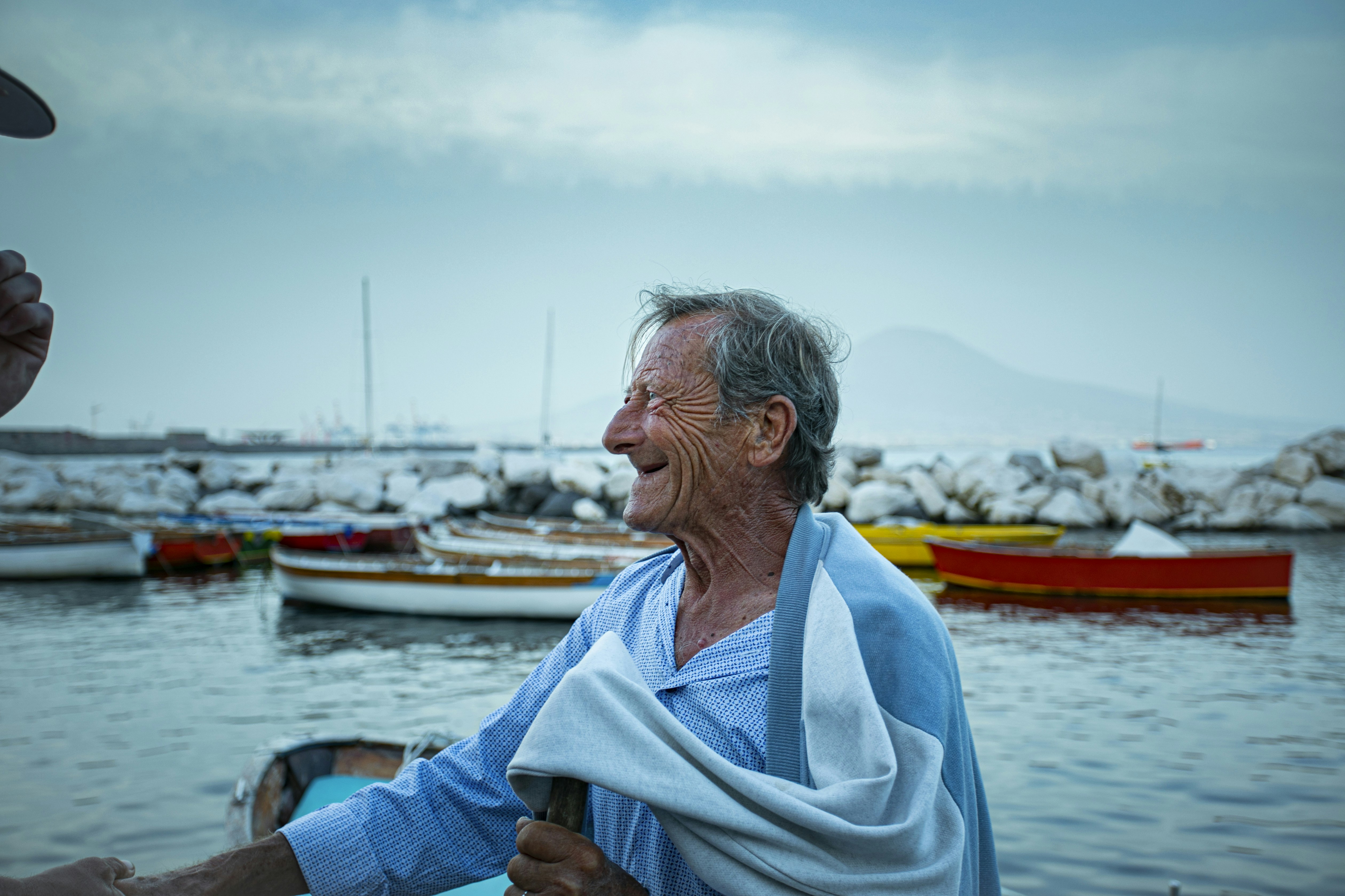 Traditional 'flower men' of Asir region.