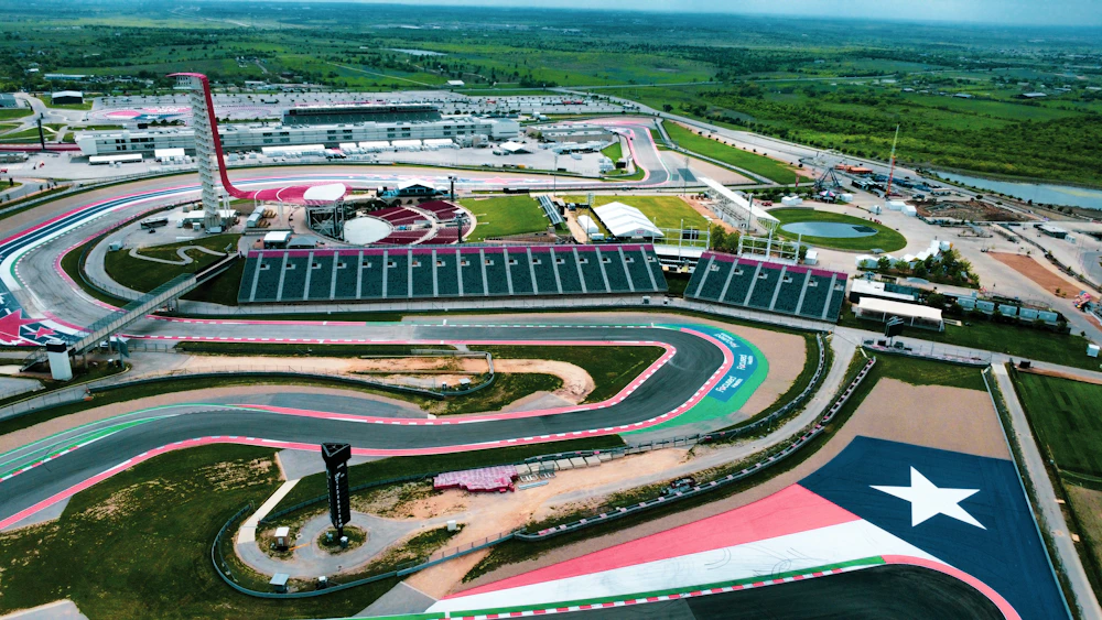 Circuit of the Americas — fotografia aerea d’archivio