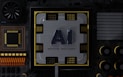 a computer chip with the letter ai on it