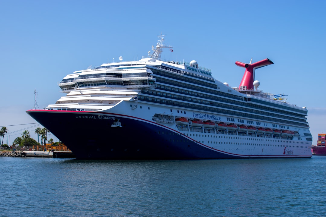 a large cruise ship in a body of water,