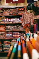 a store filled with lots of different colored crayons