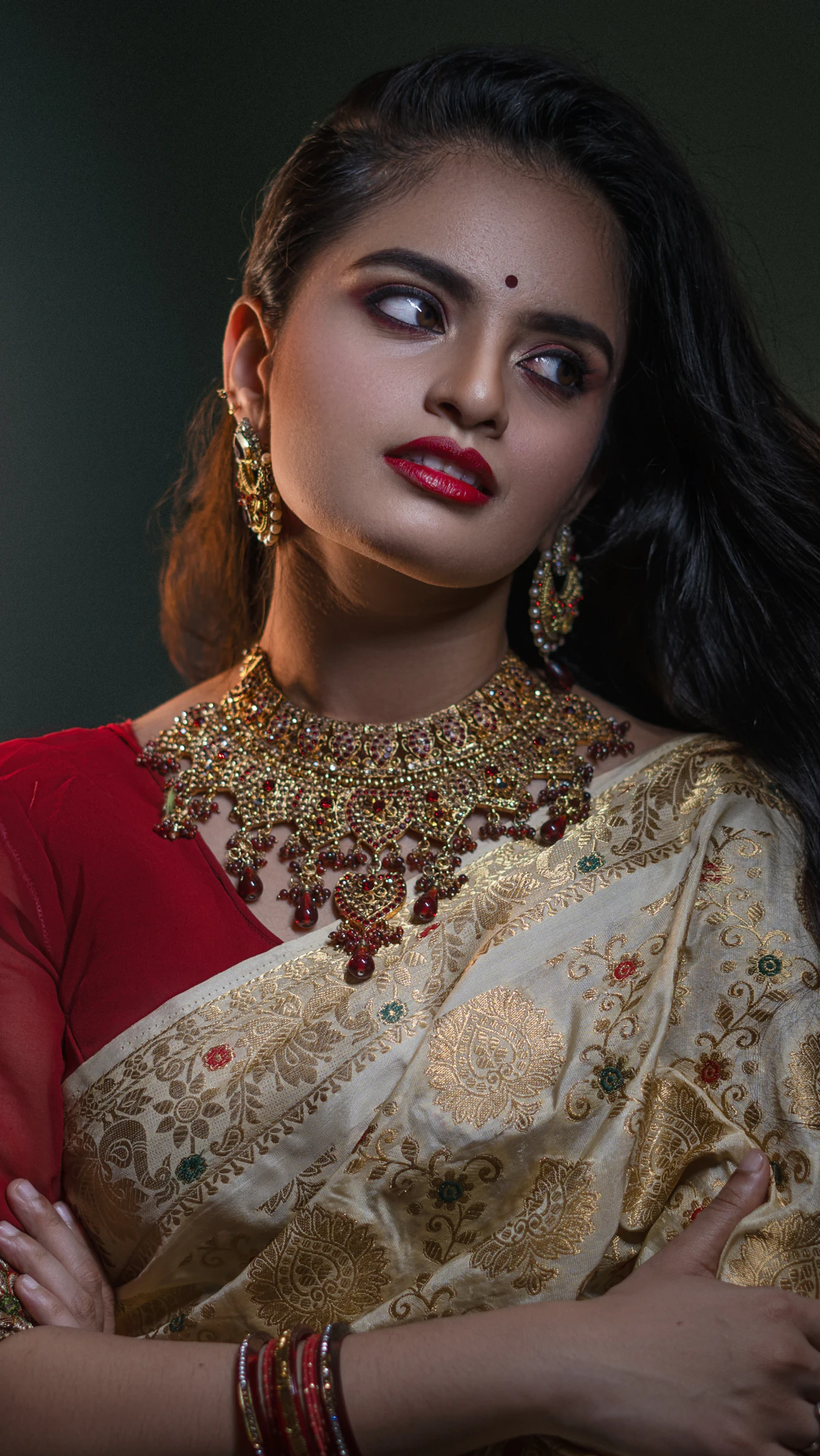 Chanderi Gold Tissue Saree