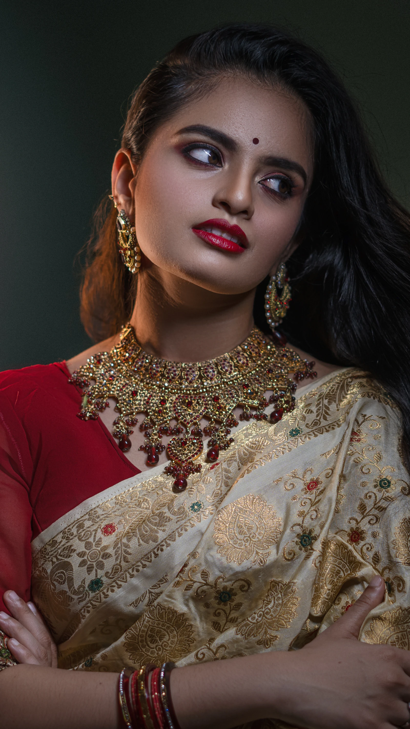 Rajputana bridal silk