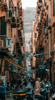 Naples: This road is known as Spacca Napoli - Peter English Teacher used to cross it every day