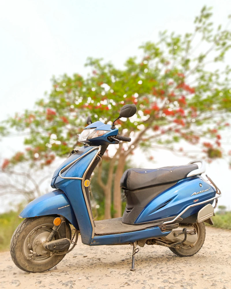 Honda Activa scooty ready for rent in Udaipur