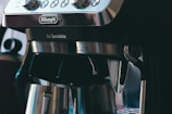 a coffee maker sitting on top of a counter