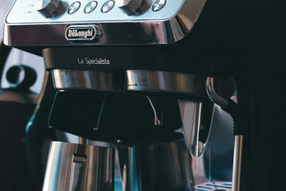 a coffee maker sitting on top of a counter