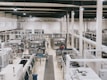 a factory filled with lots of machines and equipment